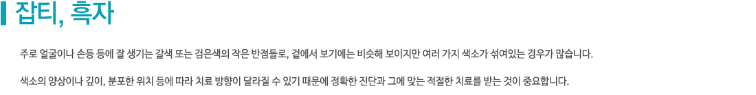 피부미백 솔루션